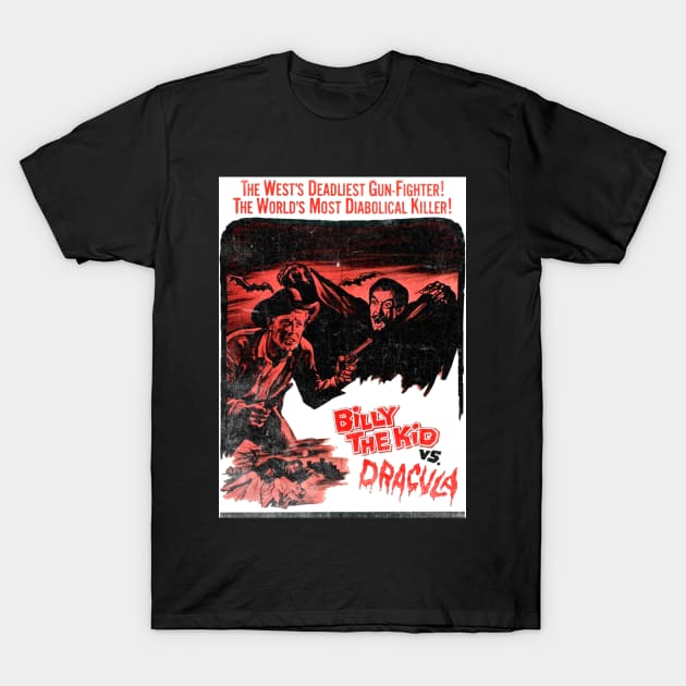 Billy the Kid vs Dracula T-Shirt by zombill